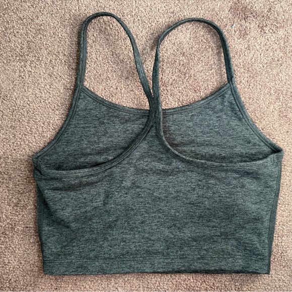 Offline by Aerie Charcoal Gray The Hugger Sports Bra, Size XS - Picture 2 of 6
